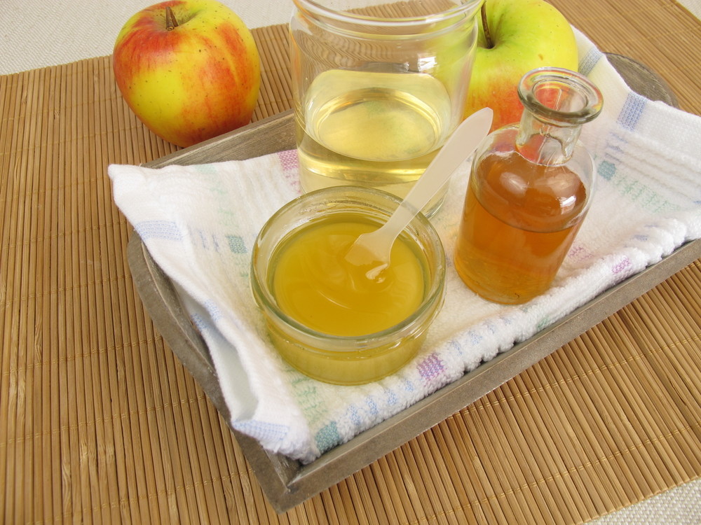 Apple cider vinegar and honey