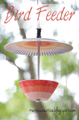 plate bird feeder