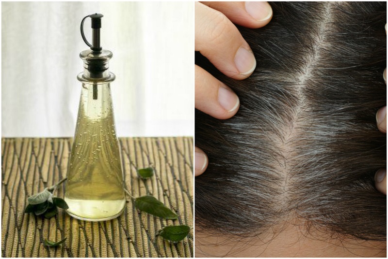 How To Make A Sage Vinegar Rinse To Darken Gray Hairs