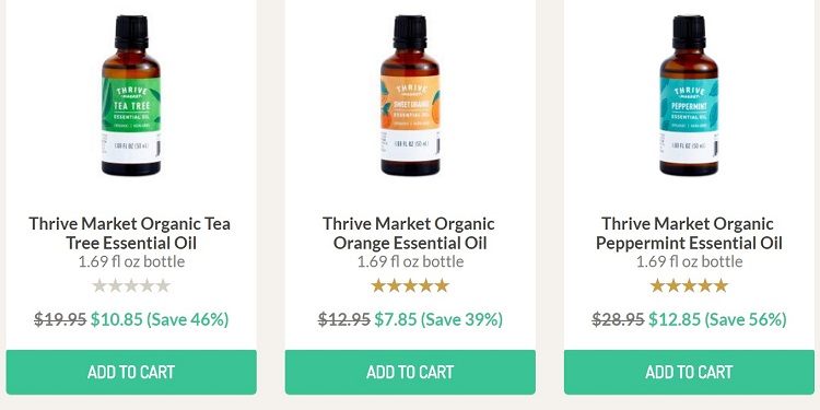 Thrive Market Essential Oils