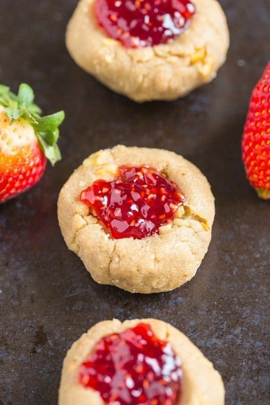 thumb print cookies