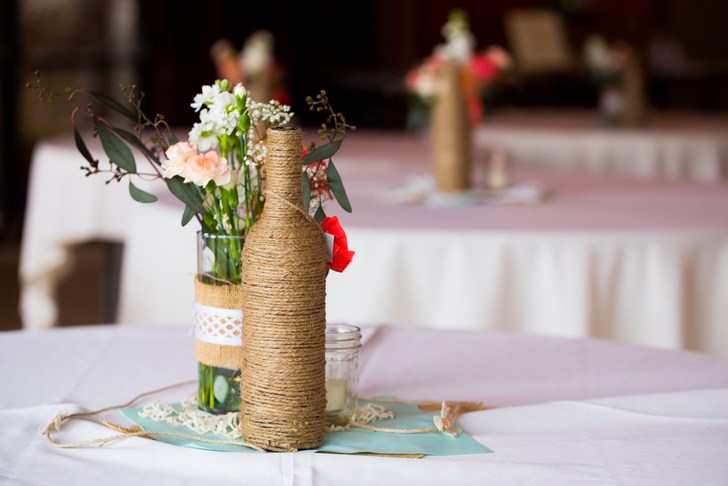 Twine Wrapped Bottles