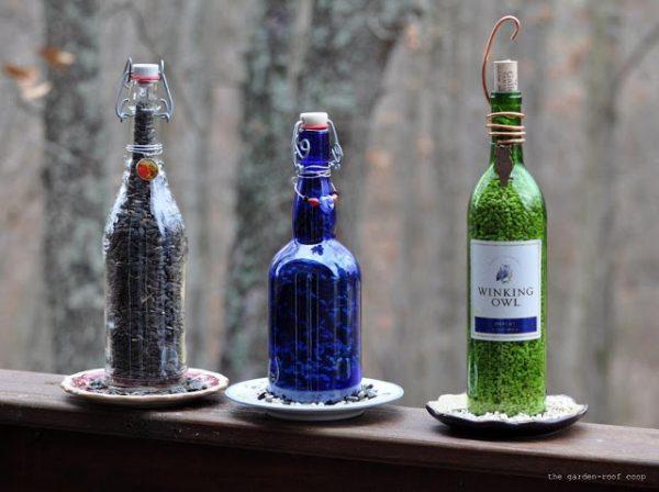 wine bottle feeders